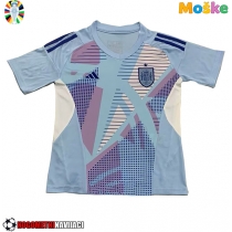 Moške Nogometnih dresov Španija Vratar Domači EP 2024 Kratki rokavi